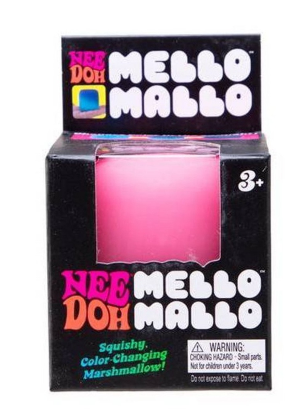 NEEDOH MELLO MALLO- Color-Changing Squishy Marshmallow Toy - Pink